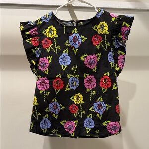 Nooorks ruffle sleeve top